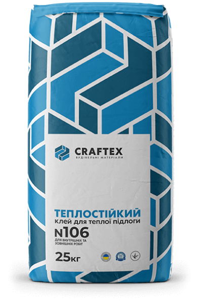 Craftex N106 Теплостійкий клей для теплої підлоги 