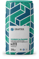 Craftex N111 Універсальний клей для теплоізоляції, приклеювання та армування 