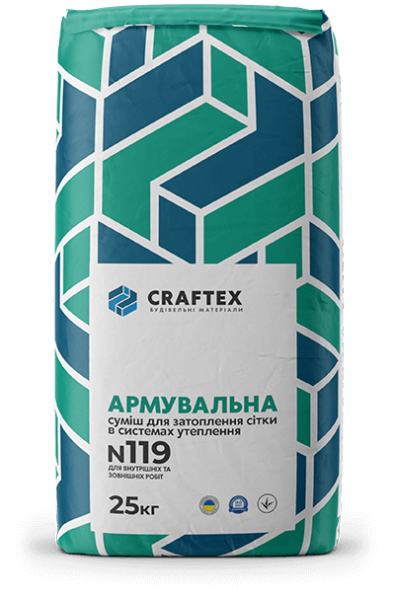 Craftex N119 Армувальна суміш для затоплення сітки в системах утеплення