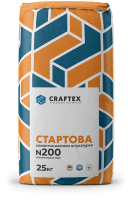 Craftex N200 Стартова цементно-вапняна штукатурка 