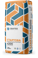 Craftex N200 Стартова цементно-вапняна штукатурка 